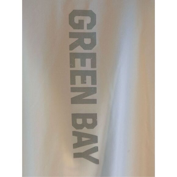 Adidas Men's Stadium 1/4 Zip Long Sleeve Pullover Size Small White Green Bay Pac - Picture 12 of 12